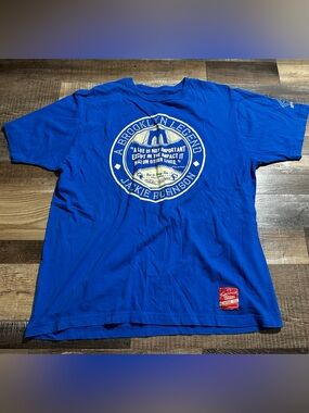 Jackie Robinson 'A Brooklyn Legend' Graphic Tee in Royal Blue